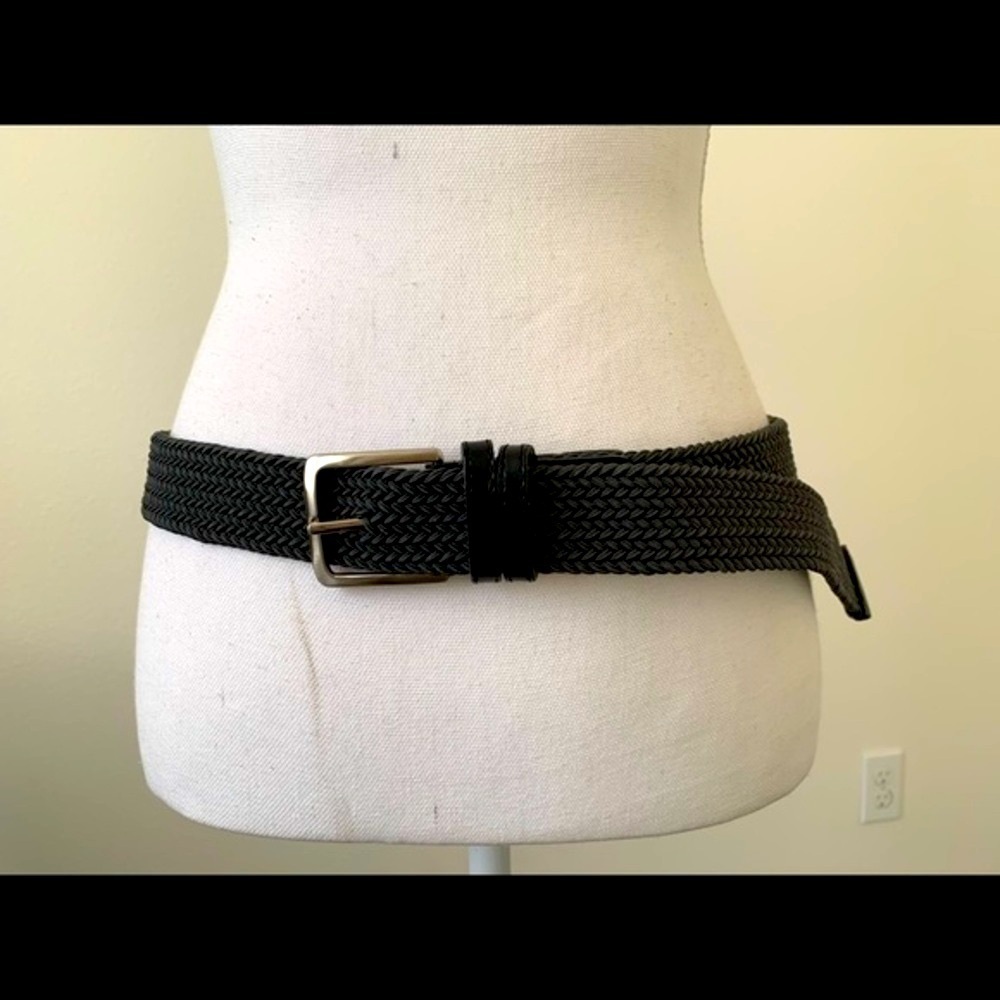 Black Woven Belt
